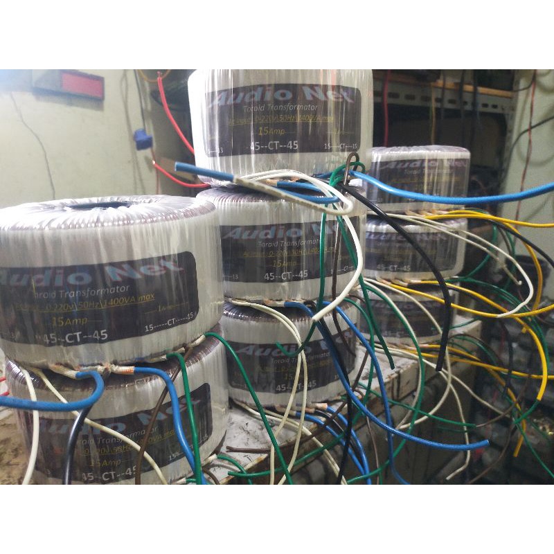 Trafo 20A 45vCT atau  15A 55vCT toroid Audionet