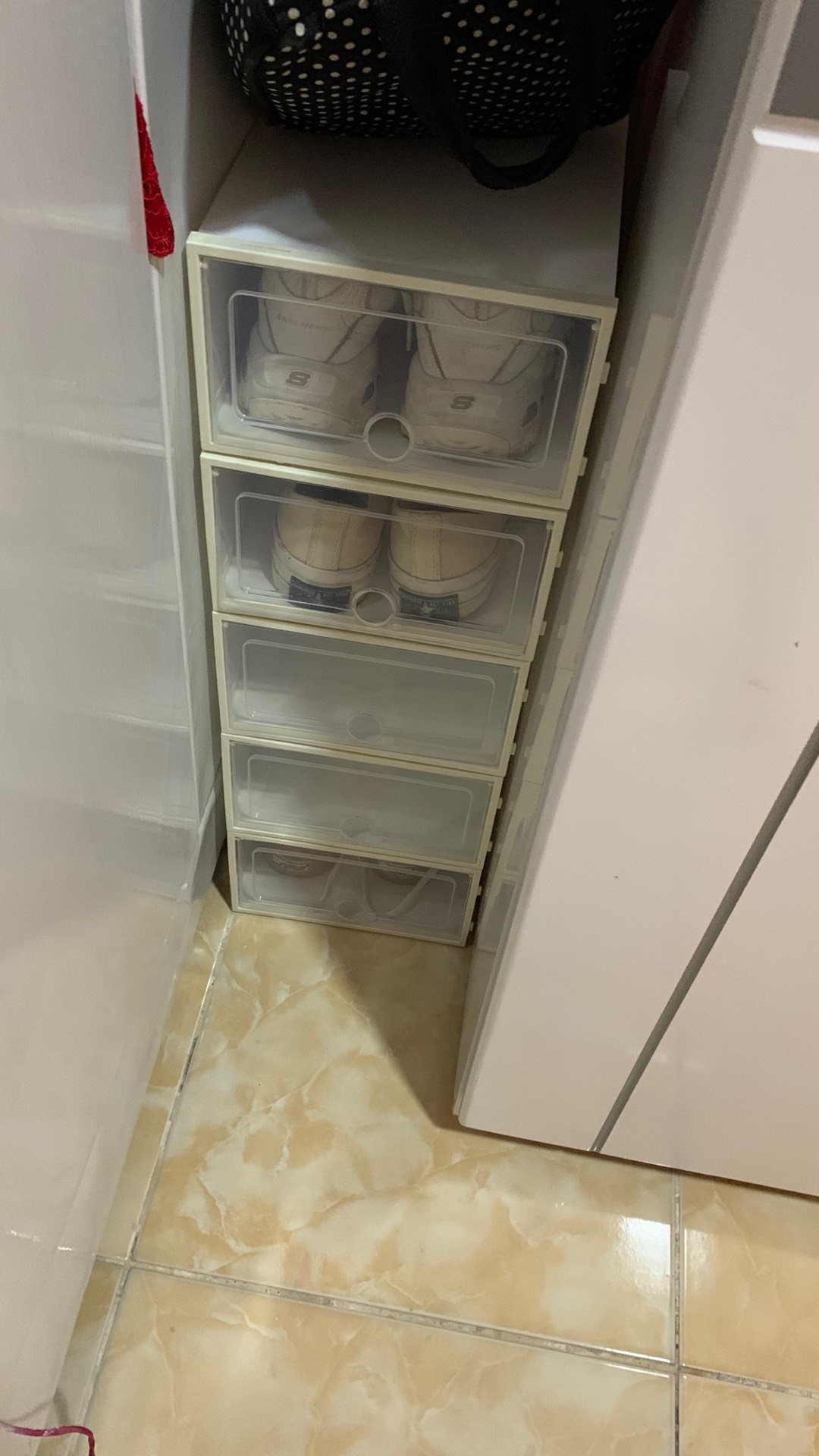 [300 Gram] Kotak Sepatu Tebal Lipat / Box Sepatu Lipat / Kotak Sepatu Transparan Cod