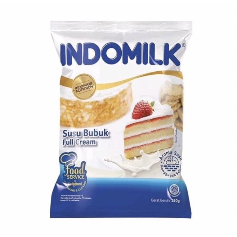 Indomilk Susu Bubuk FULL CREAM 250gr (Cooking & Baking)