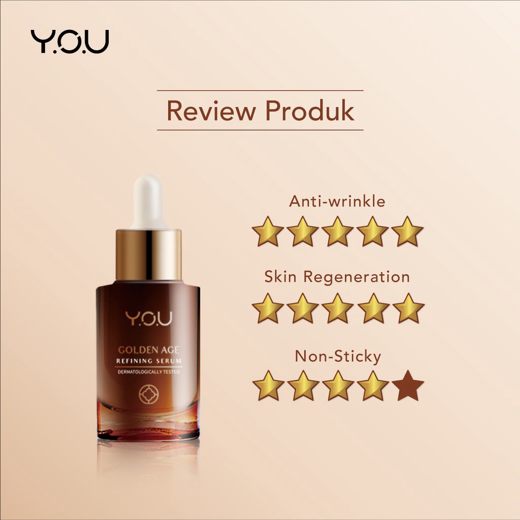 YOU Golden Age Refining Serum 20gr [Skin- Renewal Activator] / Y.O.U / KIMIKO OFFICIAL