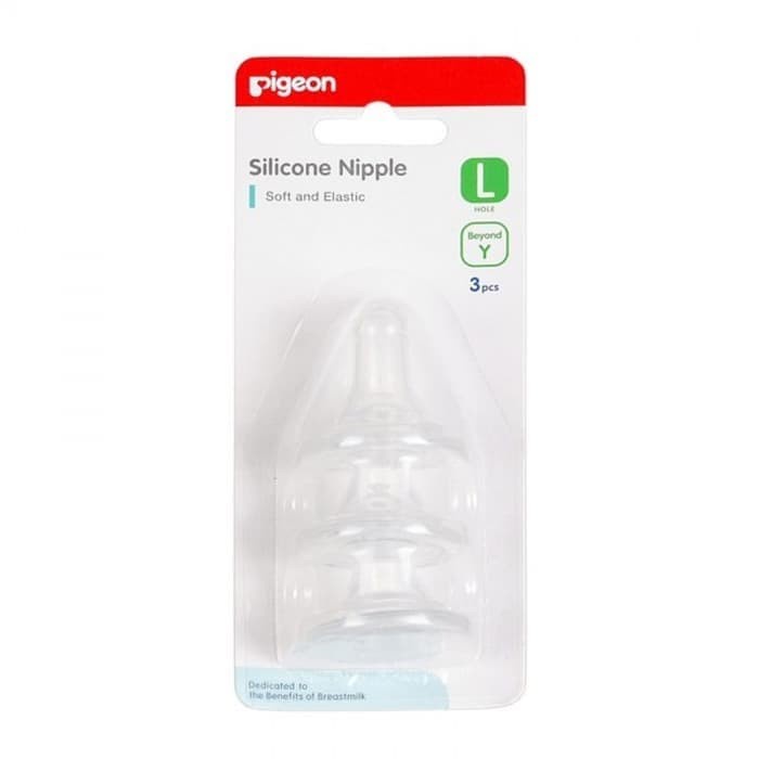 PIGEON SILICONE NIPPLE TRIPLLE PACK