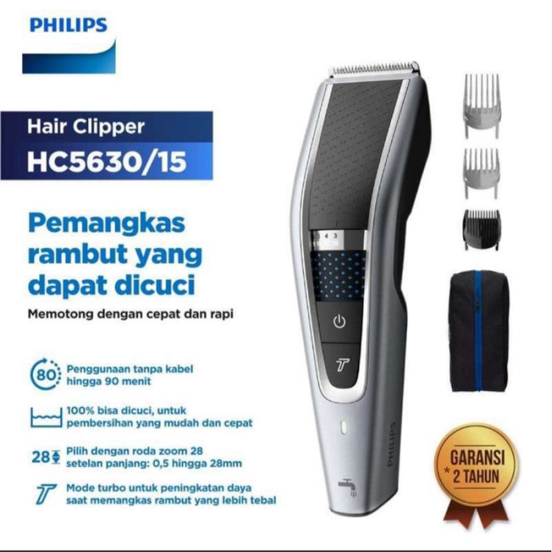 Philips Hair Clipper HC5630 Garansi Resmi Philips indonesia
