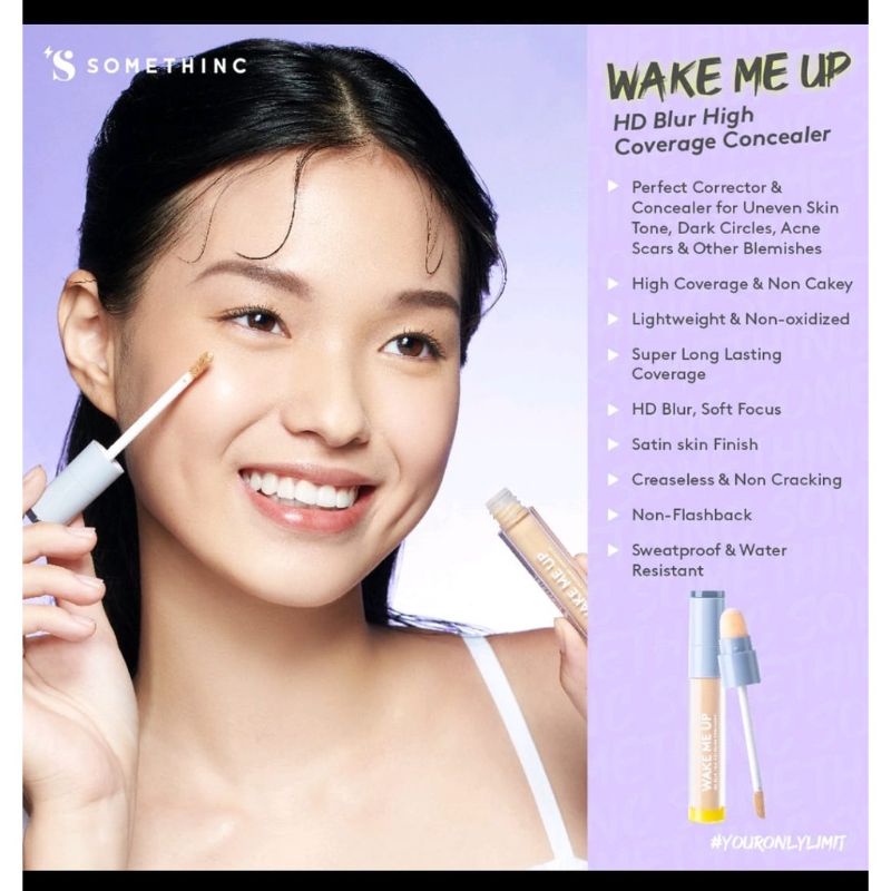 SOMETHINC WAKE ME UP HD BLUR HIGH COVERAGE CONCEALER