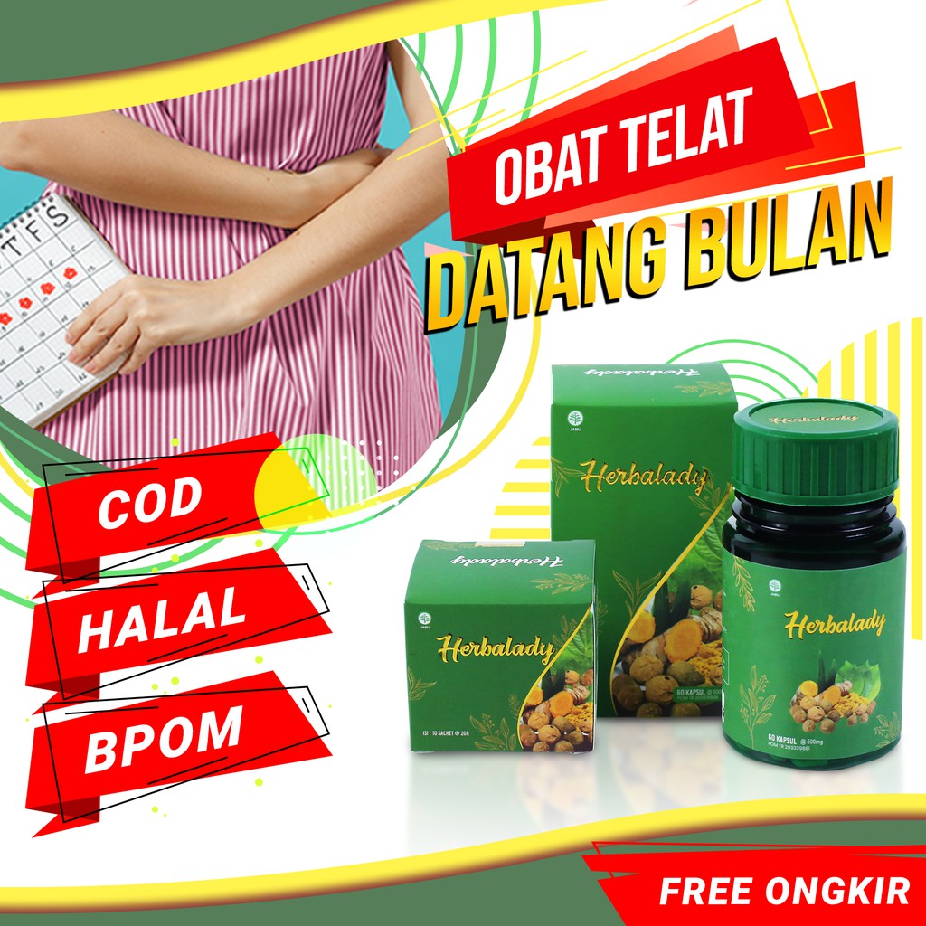 OBAT KEPUTIHAN HERBAL AMPUH / OBAT TELAT DATANG BULAN AMPUH / OBAT TELAT HAID AMPUH BPOM. HERBALADY