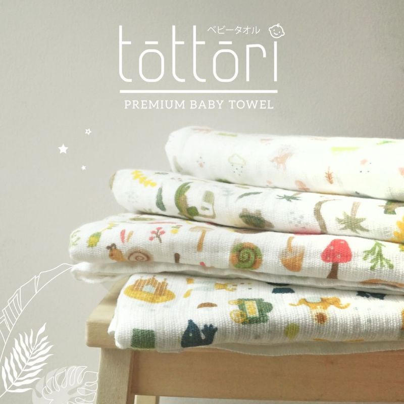 little palmerhaus premium towel  tottori towel   handuk premium anak atau bayi