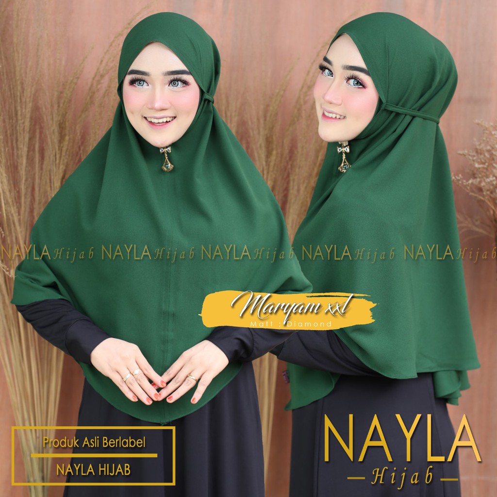 BERGO MARYAM JUMBO XXL/HIJAB SIMPLE ORIGINAL NAYLA HIJAB-8