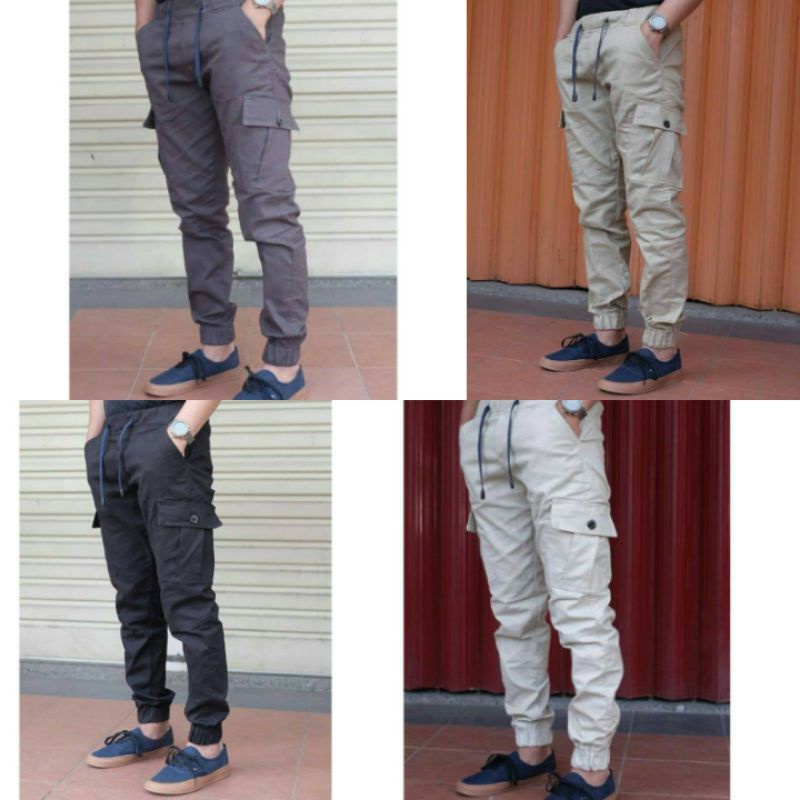 CHINO PANJANG JOGER PANTS PRIA WANITA UNISEX ALL VARIAN