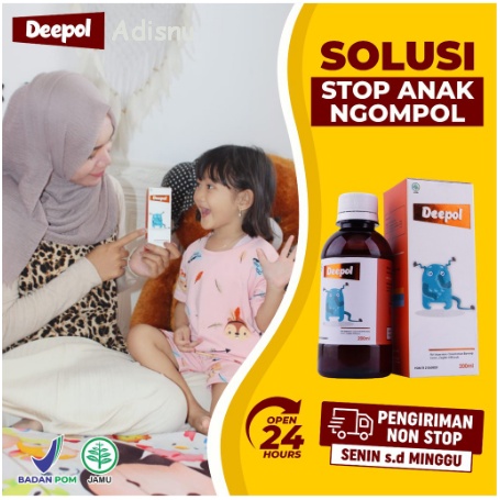 Madu Deepol Solusi atasi Sembelit Mudah Ngompol &amp; Pelancar Saluran Pencernaan Anak