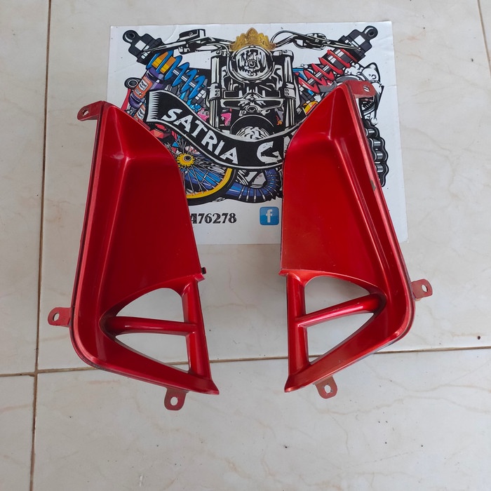 louver cover tebeng supra x125 supra x 125 batman original