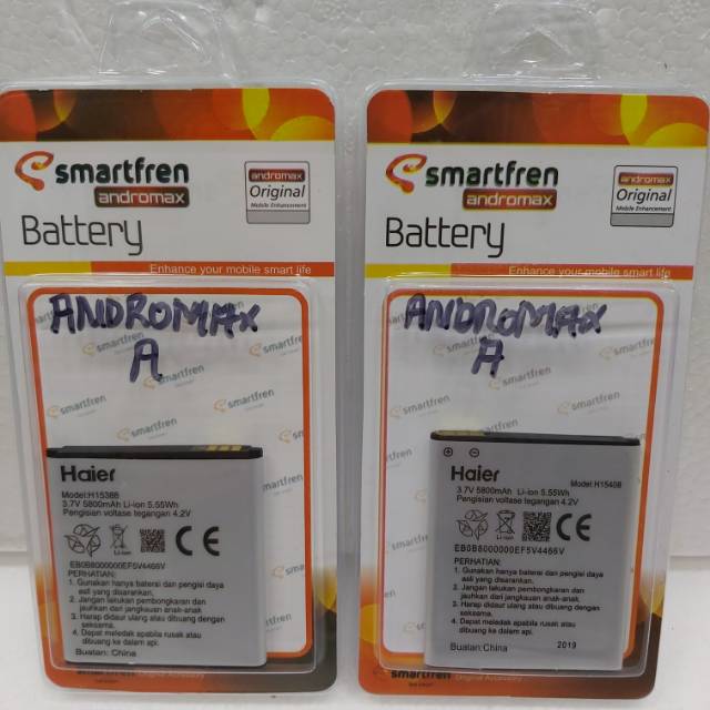 Baterai Handphone Smartfren Andromax A B Original H15408 | Batrai, Batre, Battery