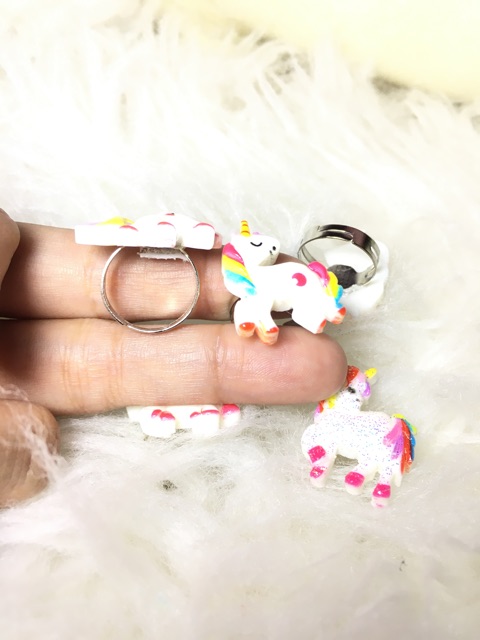 CLC01 Cincin Logam/Besi Unicorn 1pcs