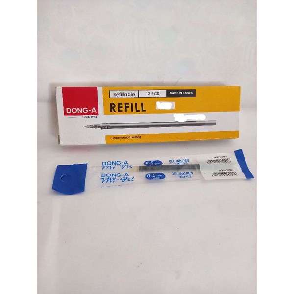 

REFILL My-Gel Dong-A 0,5mm Blue/Biru (1pcs)