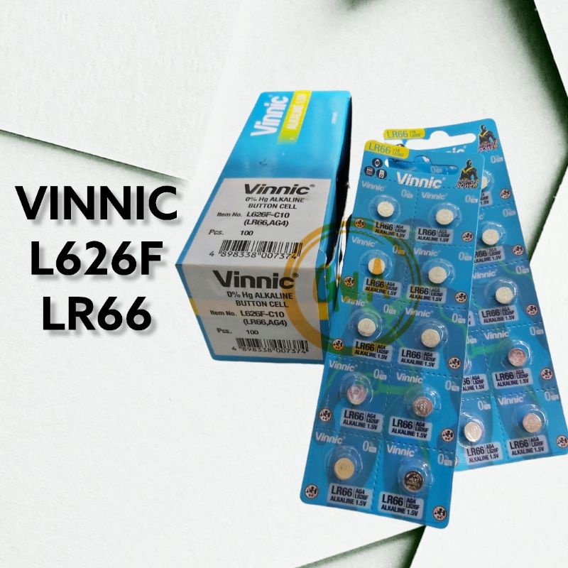 Baterai Jam Vinnic Alkaline 1.5v original batere vinic