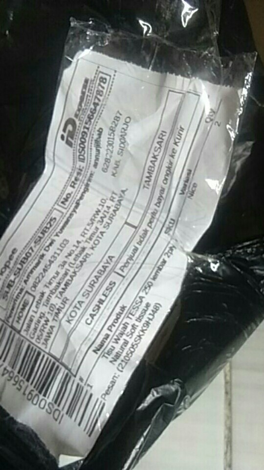 Tisu Wajah Tessa 250 Lembar 2ply Natural Soft Tissue