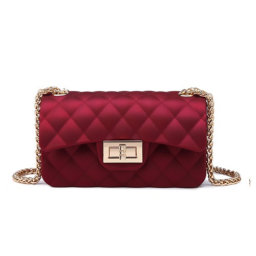 H 6418 TAS IMPORT FASHION MURAH JELLY MATTE TAS SELEMPANG WANITA. 1KG MUAT 2PCS BOM1081