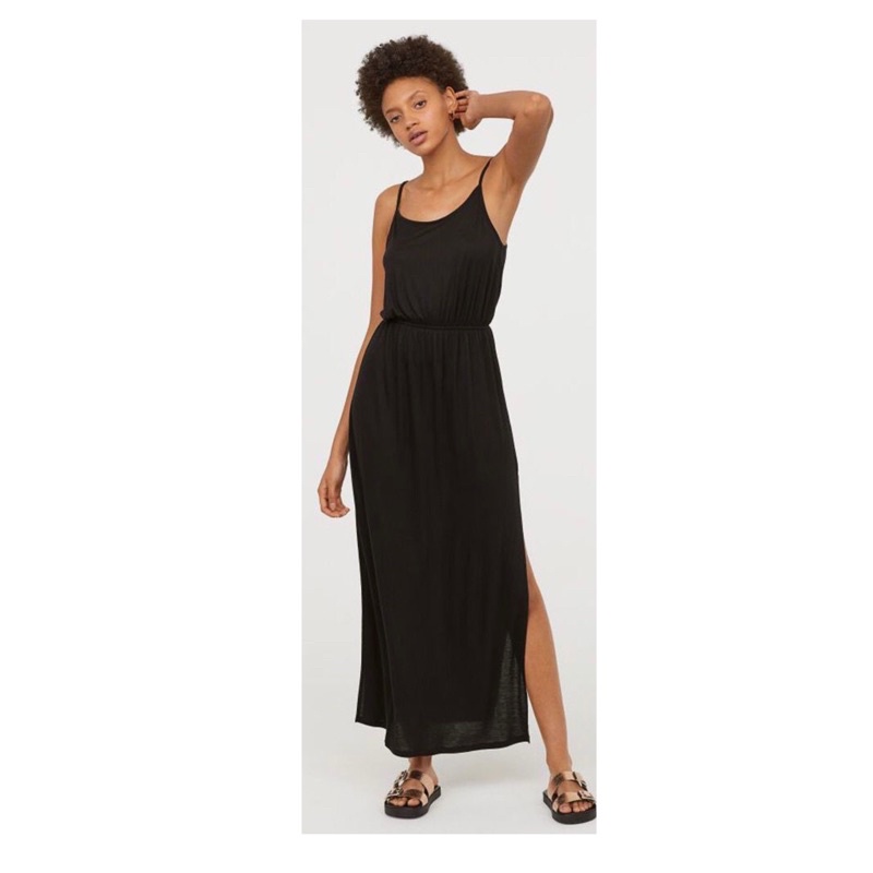 Maxi Slit Dress H&M Long dress sisa ekspor