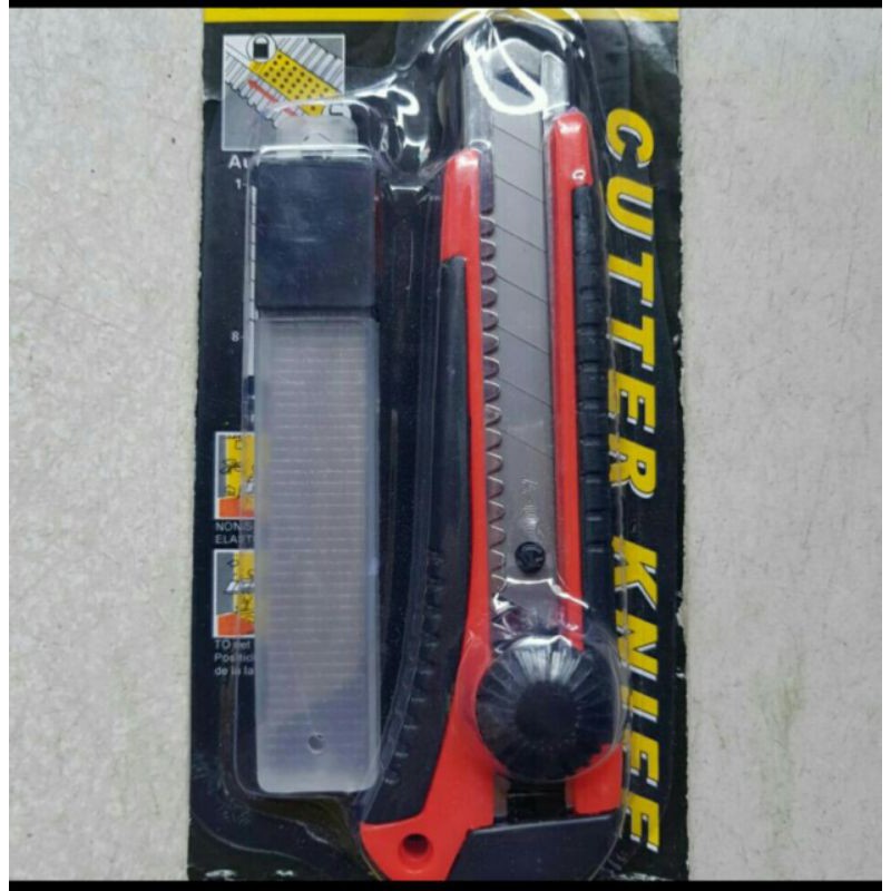 

PISAU CUTTER 18 MM + ISI LINAI