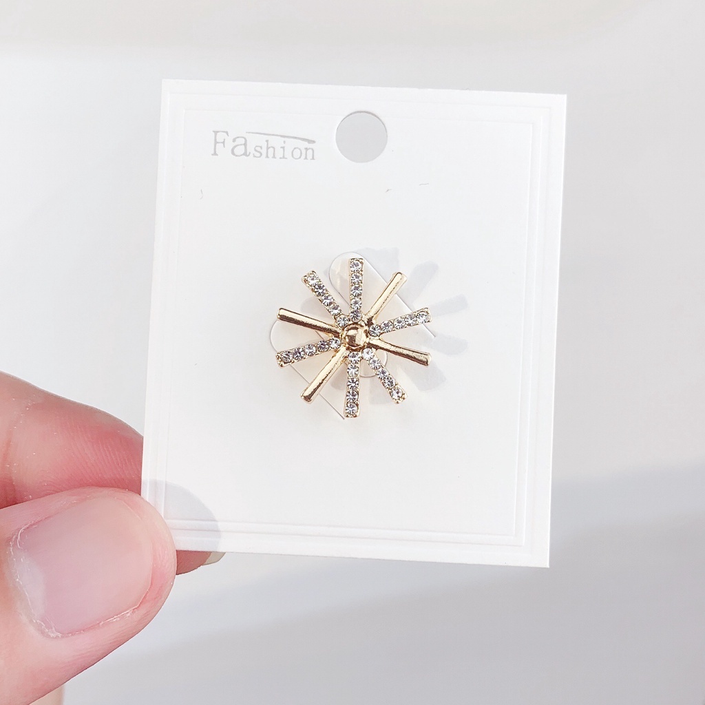 Baru Berlian Imitasi Opal Ikatan Simpul High-end Kecil Bros Lucu Berlian Imitasi Halus Bunga Matahari Lebah Mutiara Kecil Bros Pin (7 gaya dapat dipilih)-2#