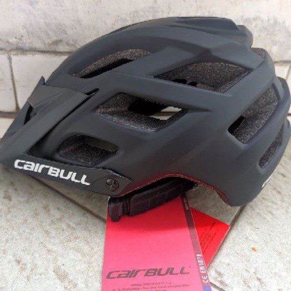 helm sepeda cairbull _ mtb trail xc eps foam - hitam/orange