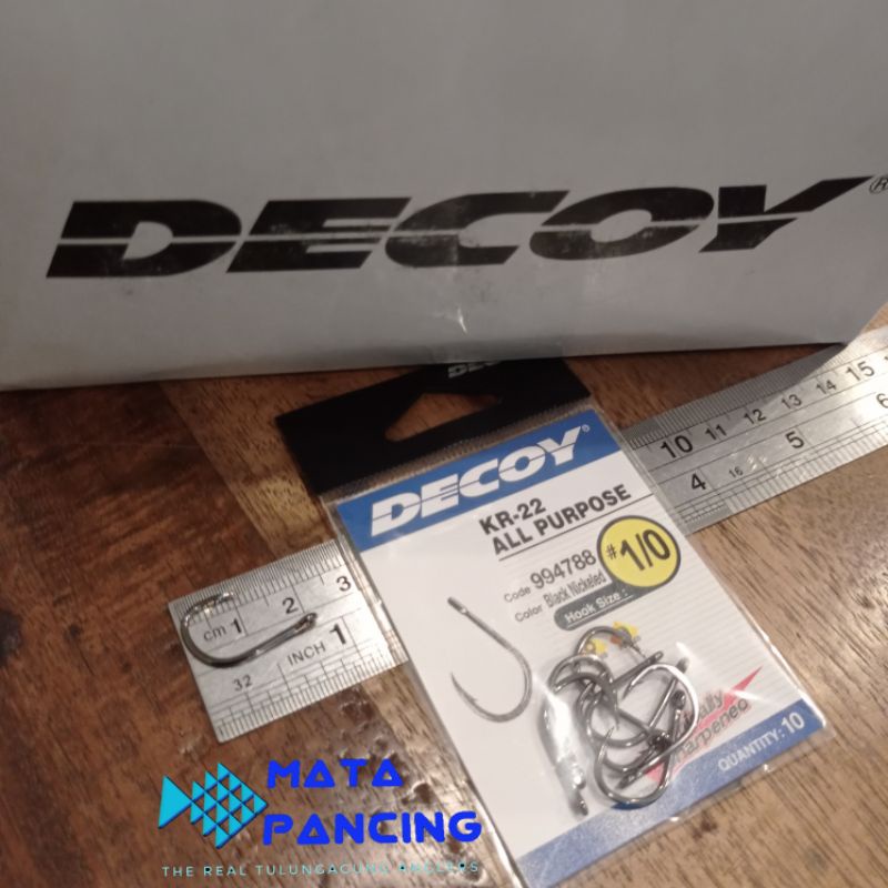 Kail mata pancing decoy kr-22 all purpose black nikel