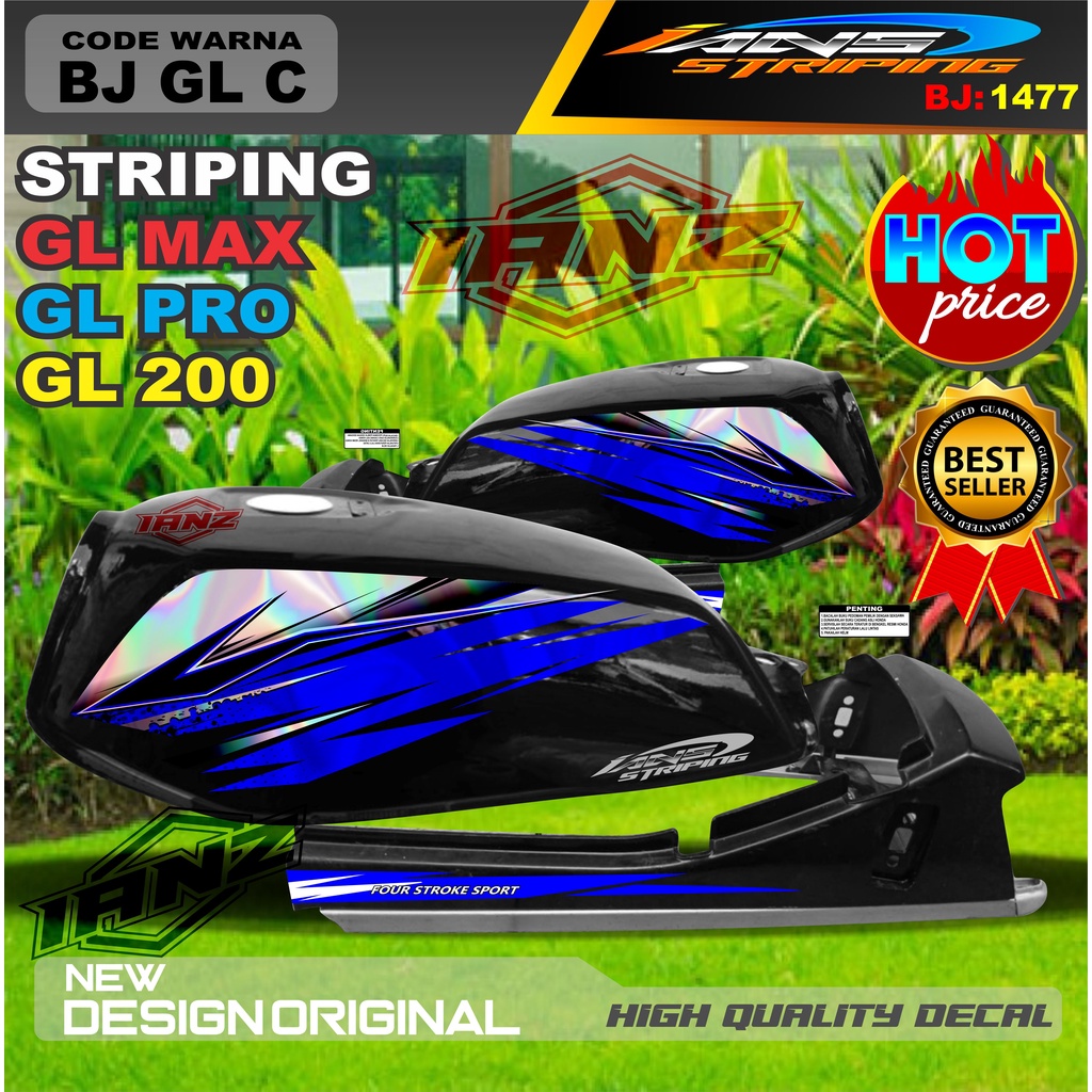 COSTUM STRIPING GL MAX VARIASI HOLOGRAM / STRIPING GL PRO MAX VARIASI HOLOGRAM / STRIPING GL