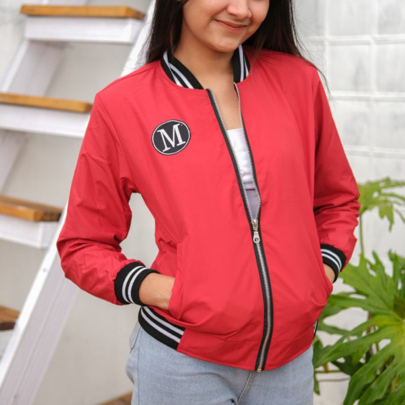 Jaket Wanita M bordir Premium Trend