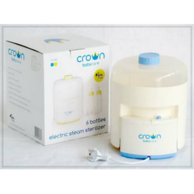 Steril steamer botol crown (6 botol)