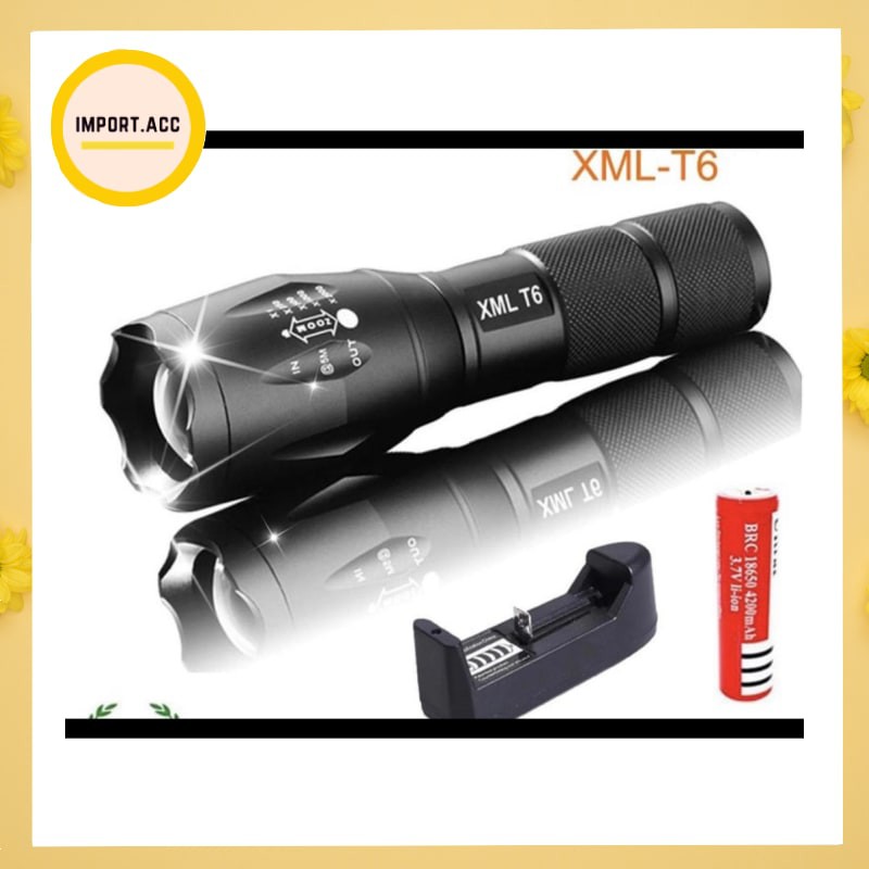 Senter Led XML-T6 Waterproof /Senter Outdoor Led XML-T6 [IMPORT]