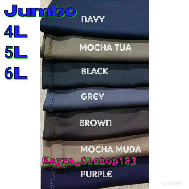 Celana Wanita Merek Saya Import | Celana Wanita Jumbo Kekinian | Bahan Scuba - Tebal Lembut & Strech