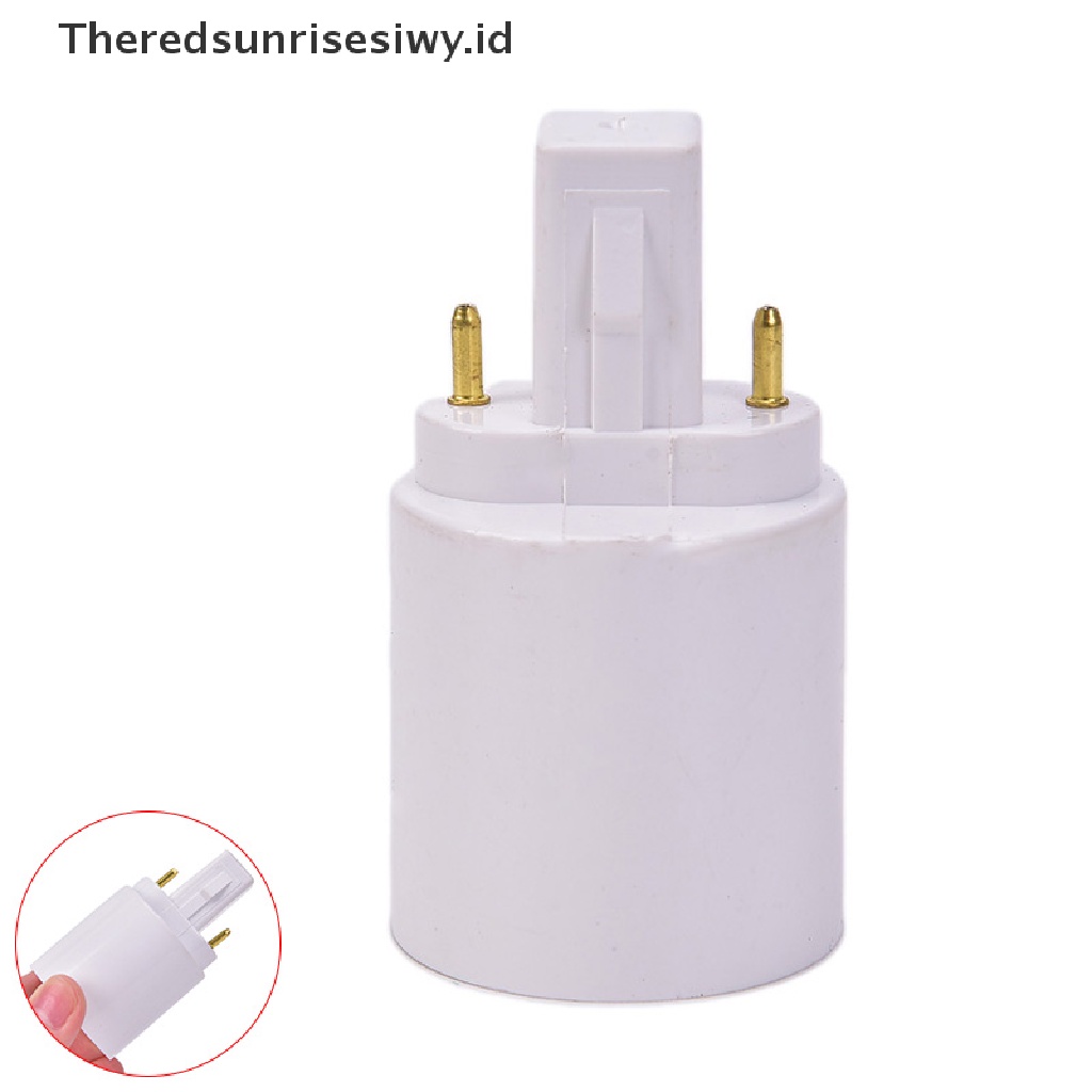 (Theredsunrisesiwy.Id) Adaptor Converter Fitting Bohlam Lampu Halogen Led G23 Ke E27 E26