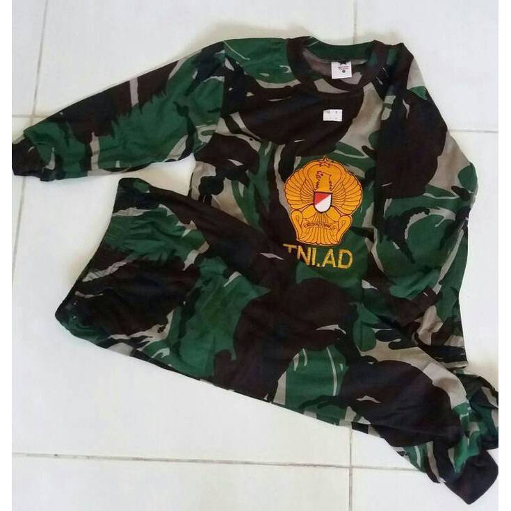 ARMOURMILITARY  Termurah Kaos stelan anak loreng panjang