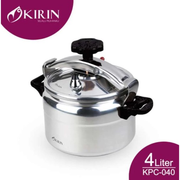 KIRIN Panci Presto Pressure Cooker 4 Liter KPC 040 KPC-040 Induction