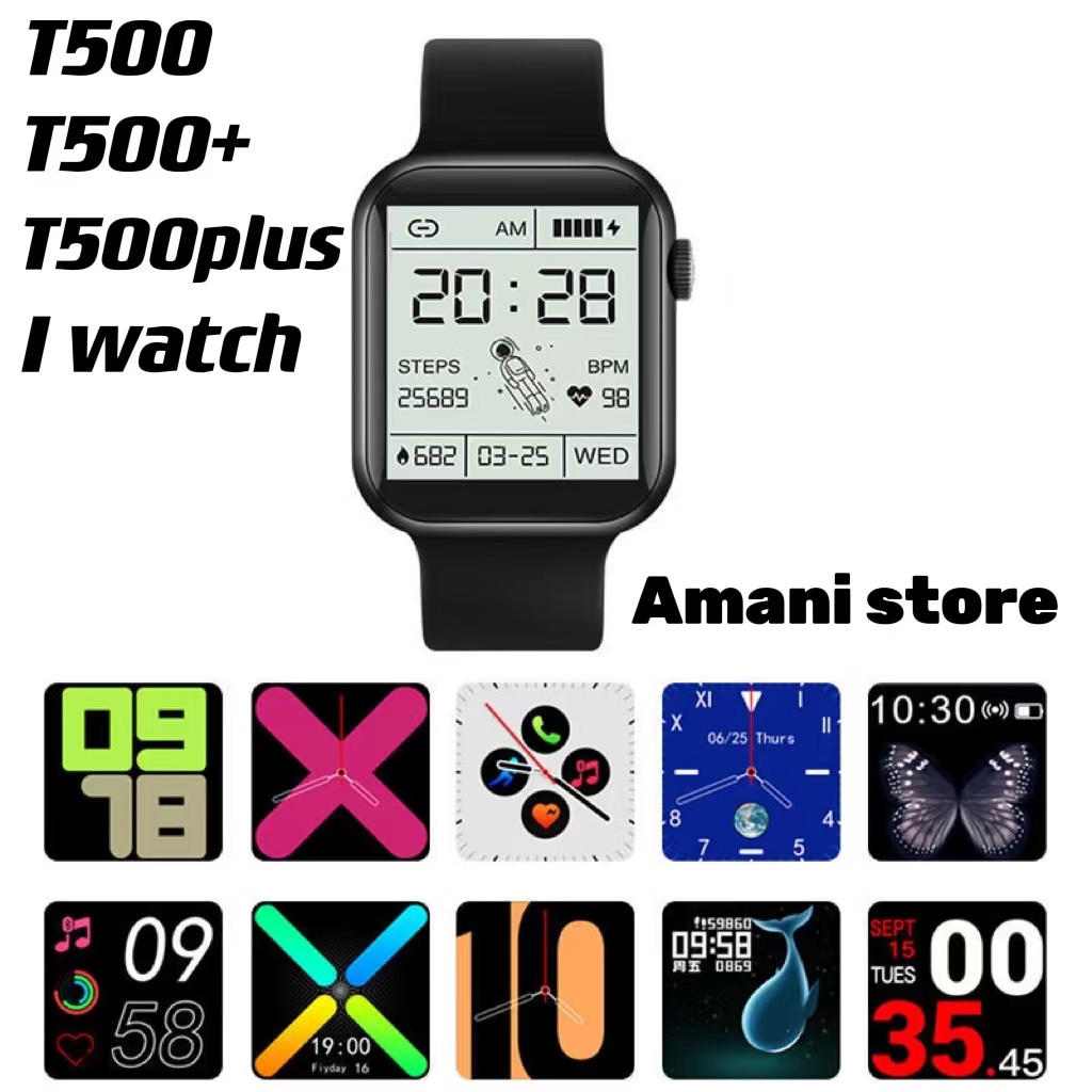 BEGAYA MODREN JAM Tangan T500/T500+plus Tahan Air YG BISA Telpon Generasi Kedua Yang Baru Smart Watc