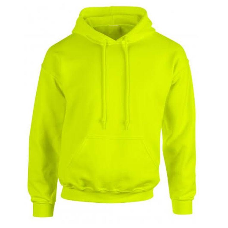 HOODIENOW - SWEATER JAKET HOODIE JUMPER POLOS HIJAU STABILO UNISEX M - XXL / JUMPER HIJAU NEON POLOS