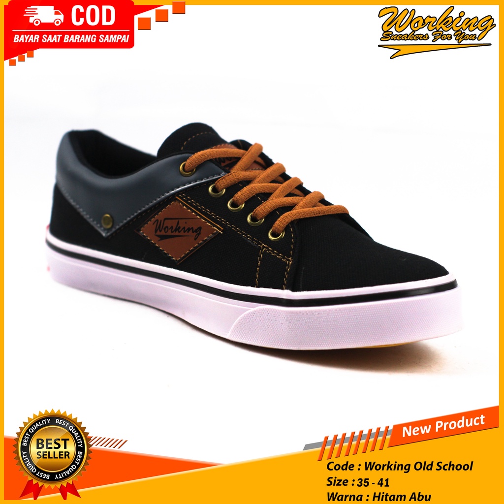 Sepatu Anak Sekolah Working Old School Size 36-41