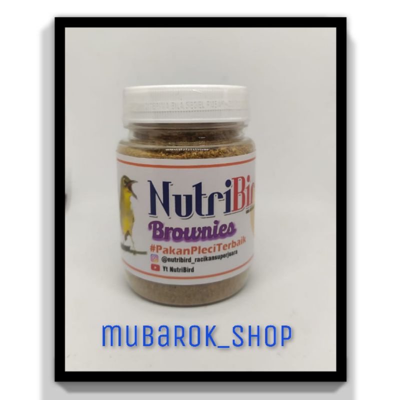MAKANAN BURUNG PLECI NUTRIBIRD BROWNIES PUR HALUS