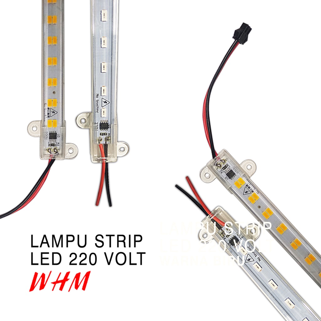 LAMPU LED STRIP Tube Light AC220V  TUBE BAR LAMP 100CM Dekorasi Rumah