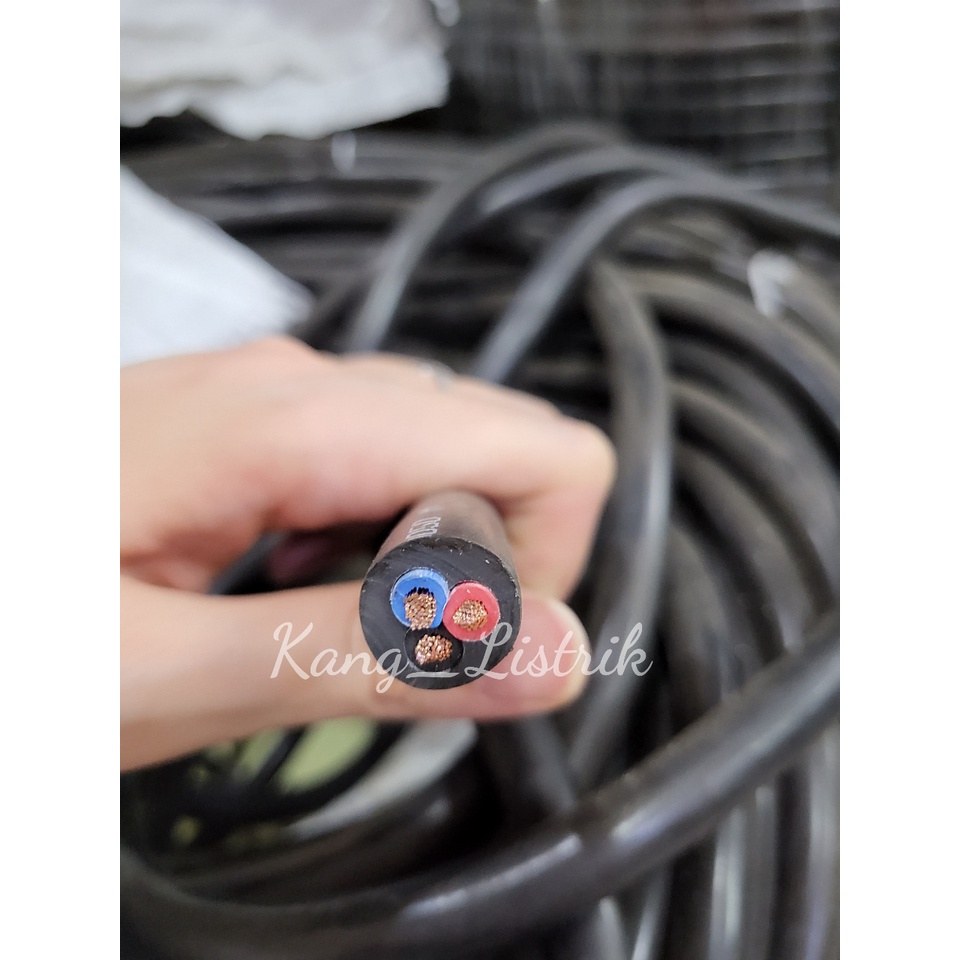 Kabel NYYHY Jembo 3x4 PerMeter / Kabel Serabut 3x4