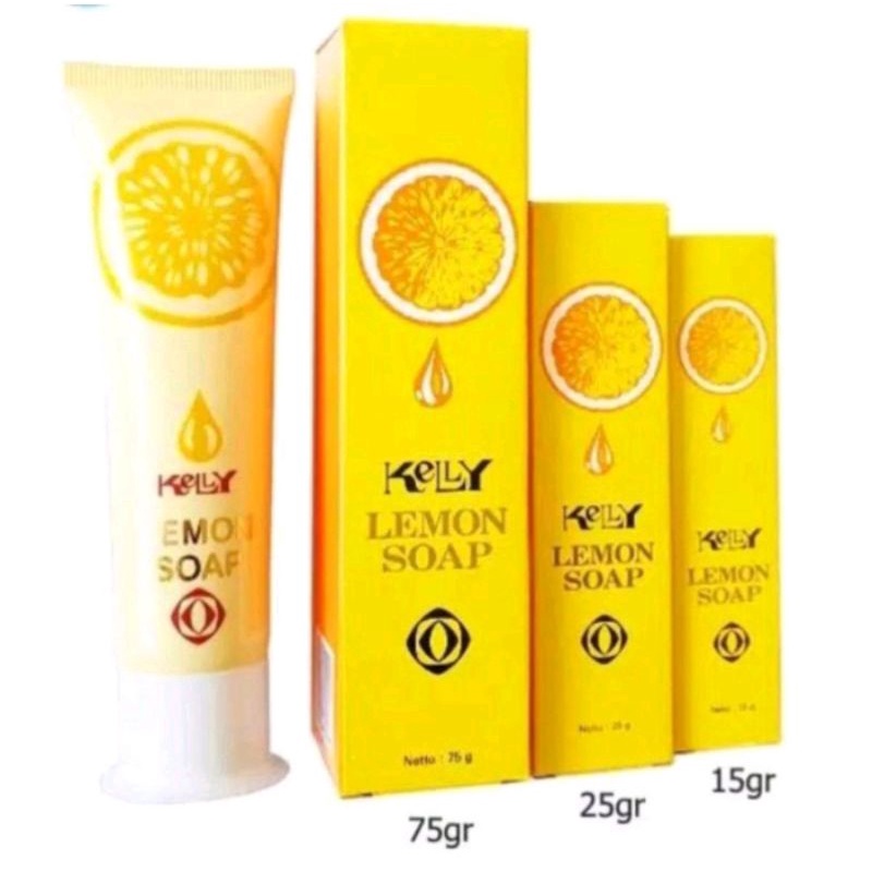 KELLY LEMON SOAP/Facial/sabun pembersih wajah