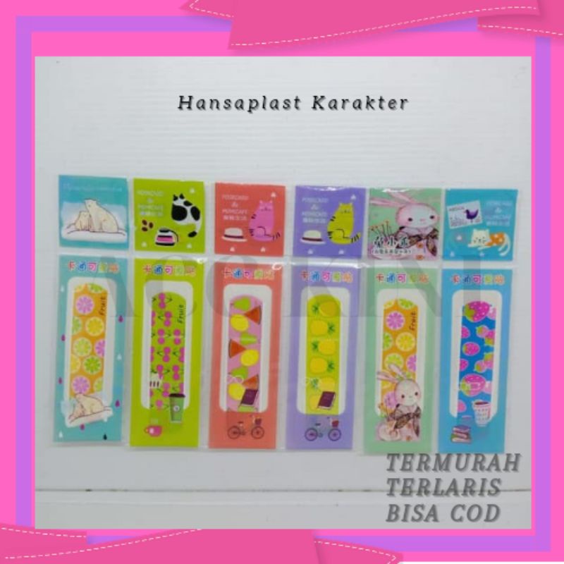 AccKini -  Hansaplast Karakter Plester Luka Plester Motif Kartun P3K Karakter Hansaplast Kids Korea