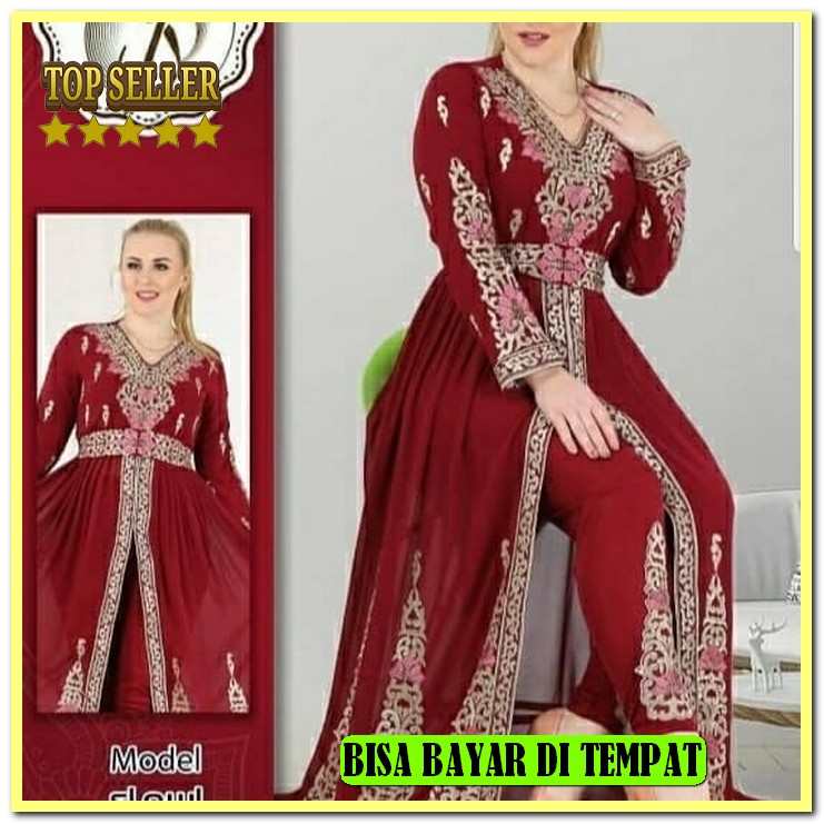 Pevita Maxy By Mudra Gamis Kondangan Brokat Corneli Import Ld -+1 OB603 Baju  Terbaru Gaun India Max