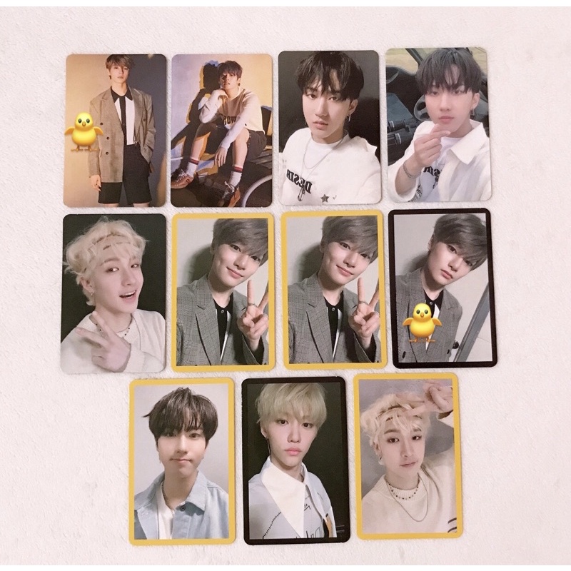 Stray Kids Photocard Yellow Wood [IN Bangchan Han Changbin Lee Know]