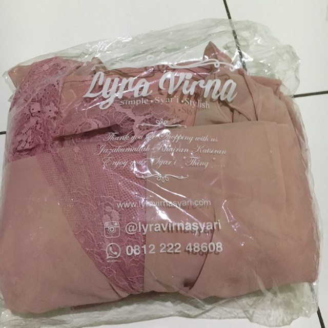 Lyra virna syari original new with tag
