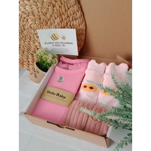 Baby Hampers 3/ Kado Lahiran/ Kado Bayi-H1-Girl Random warna