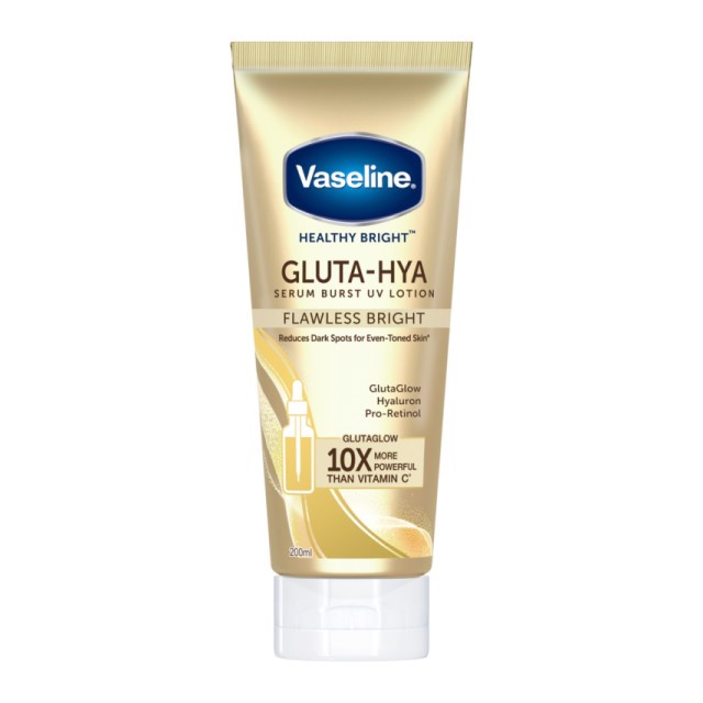 Vaseline Gluta-Hya Healthy Bright Serum Burst Lotion - Flawless Bright / Dewy Radiance 330ml/200ml