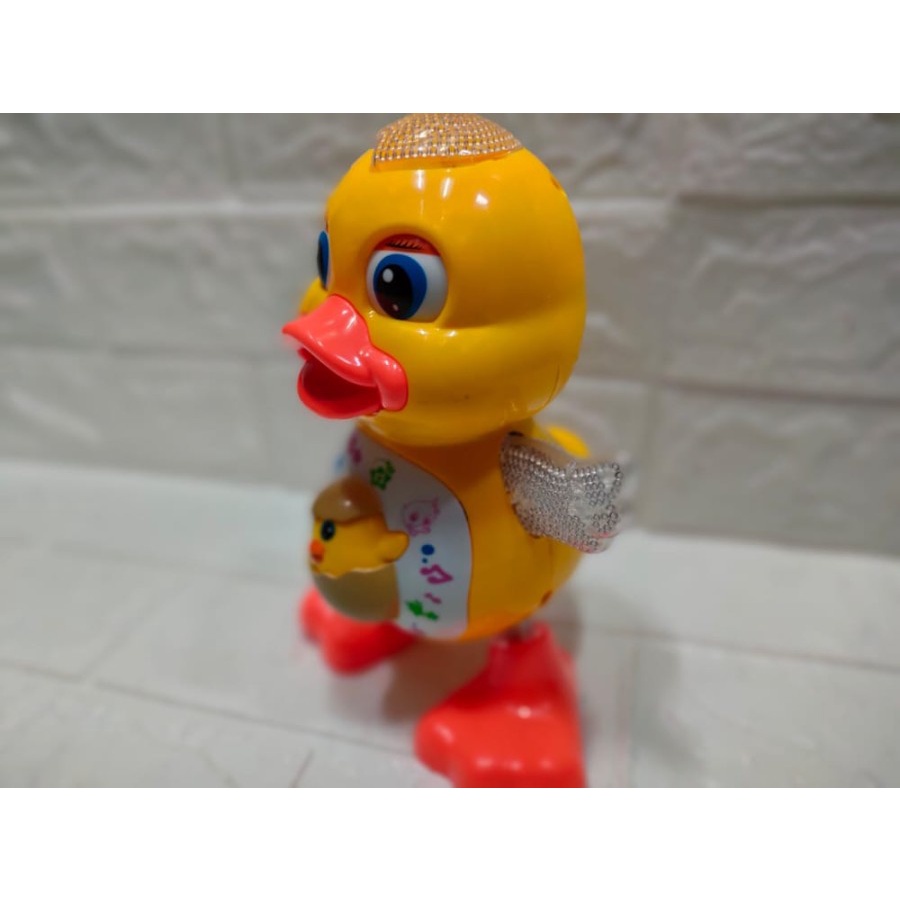 Dancing duck mainan edukasi anak bebek dance menari robot bebek musik lucky duck