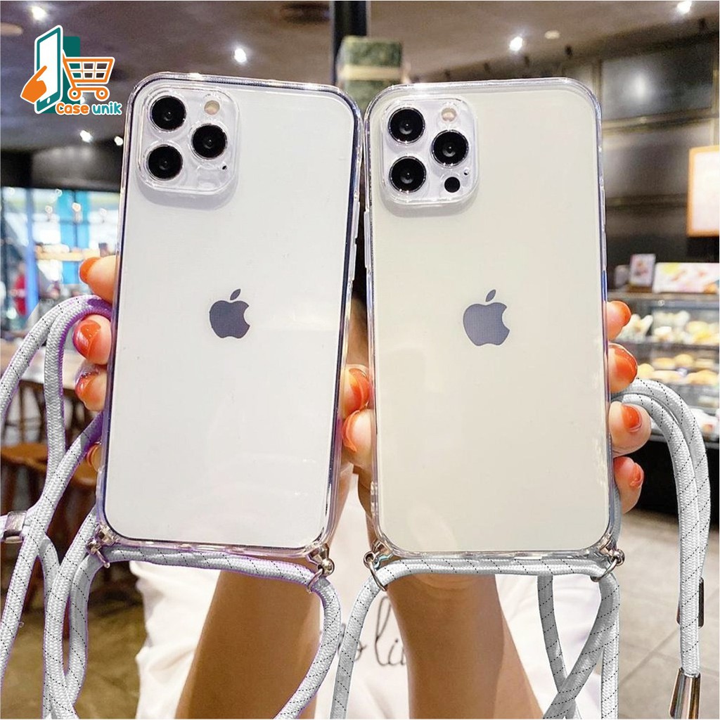 Softcase Slingcase Lanyard Bening Xiaomi Redmi 6 6A MI A2 LITE 7 7A 8 8A 9 9A 9I 9C 9T POCO C3 M3 X3 NFC M4 PRO CS2511