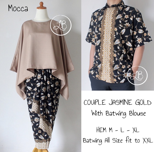 BATWING COUPLE/KEBAYA COUPLE/KEBAYA SARIMBIT