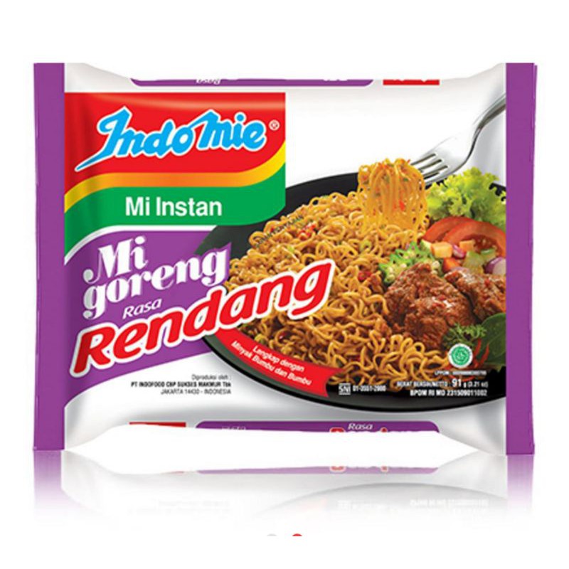 

Indomie Goreng Rendang 91Gr