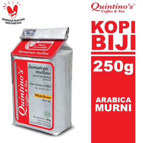 

ge01fgf Quintinos Sumatra Mellow Bean 250 Gr - Bean Ds20X11
